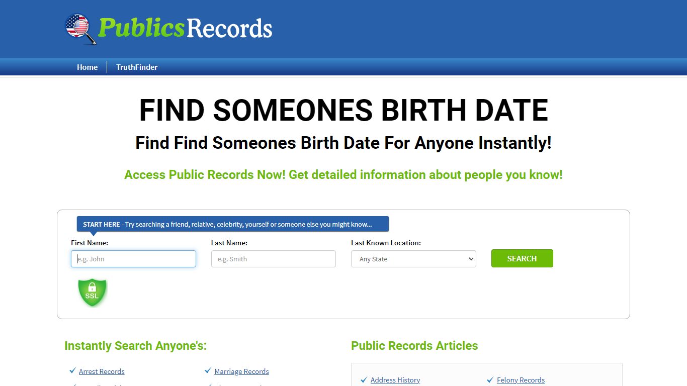 Find Find Someones Birth Date For Anyone Instantly!