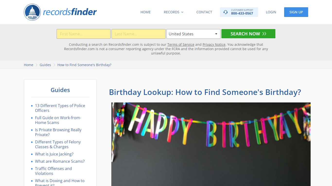 How to Find out Someone’s Birthday? - RecordsFinder
